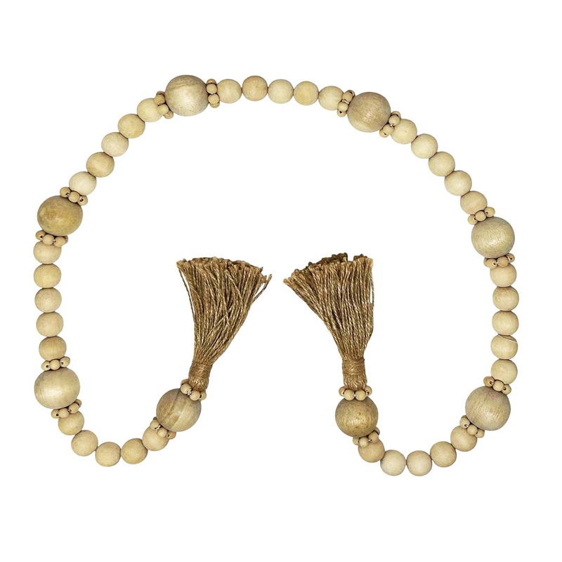 Mango Wood Bead Garland – 50 Long