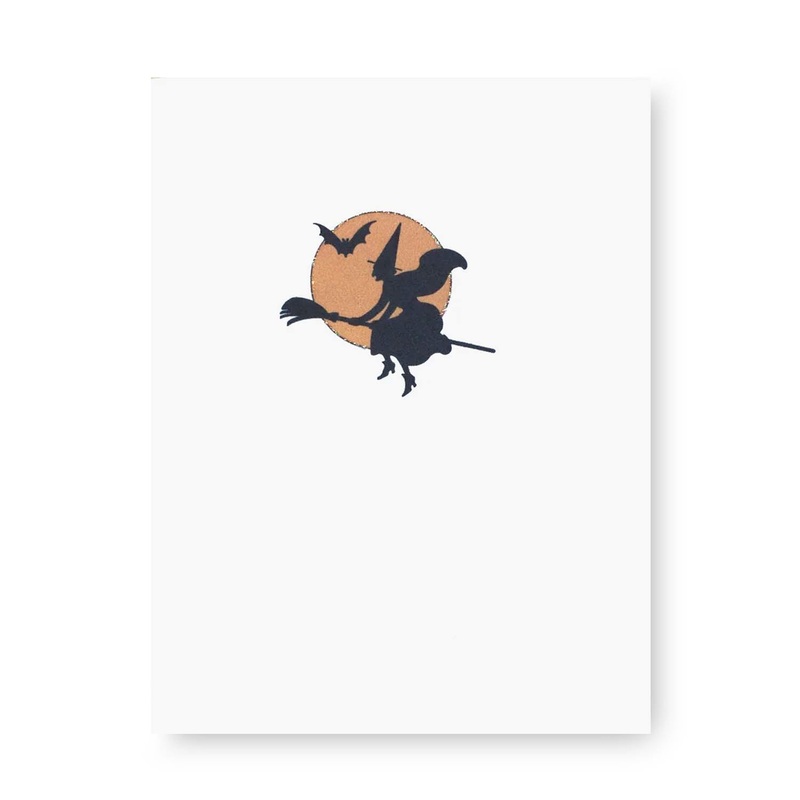 Flying Witch Card – Blank