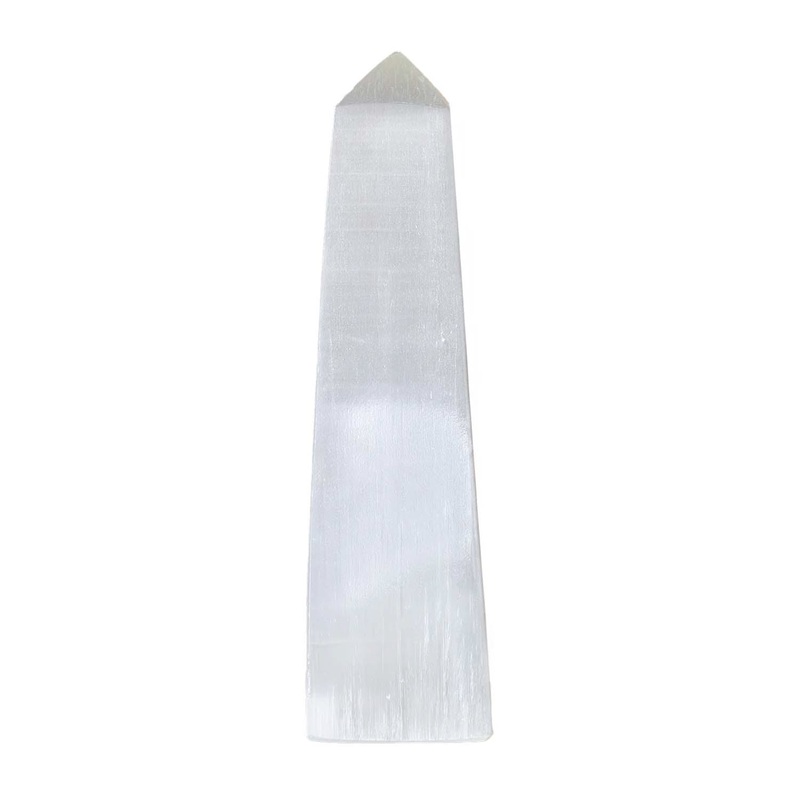 Selenite Obelisk – Large