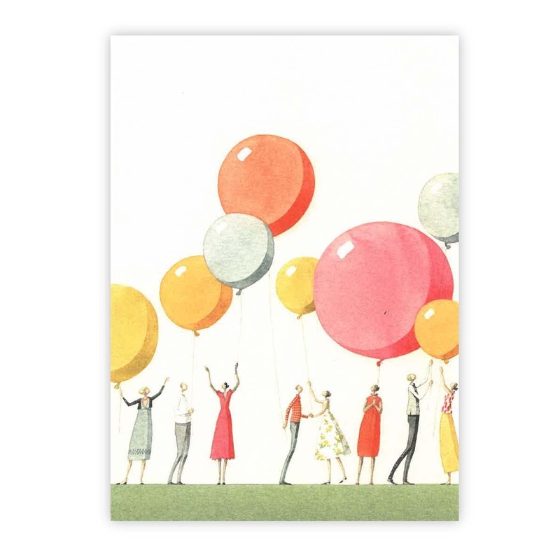 2 – Happy Birthday Balloons – Blank