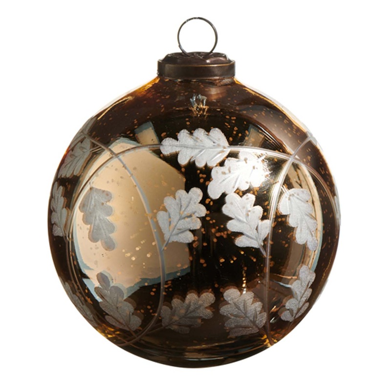 Bronze Oak Leaf Orn 5