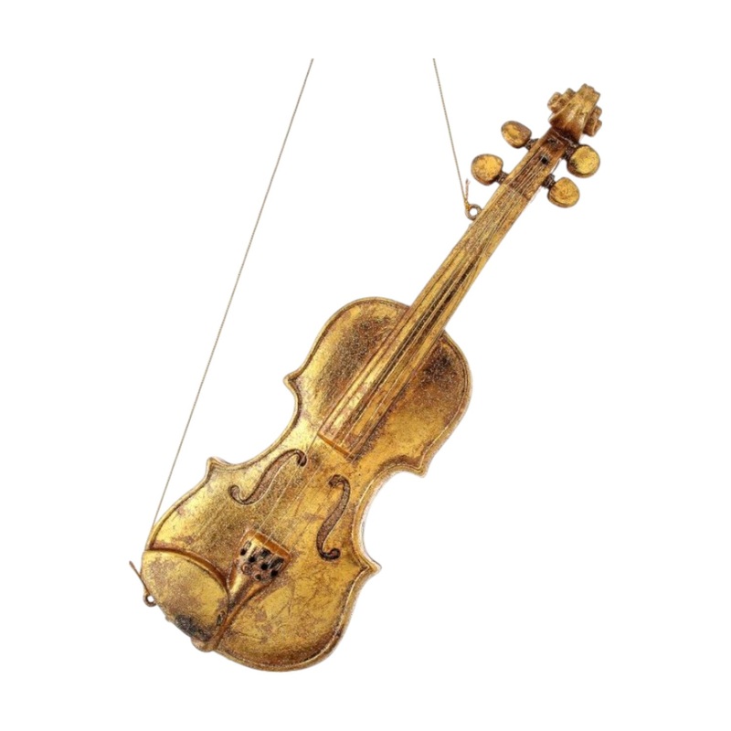 Gilded Violin Ornament – 16