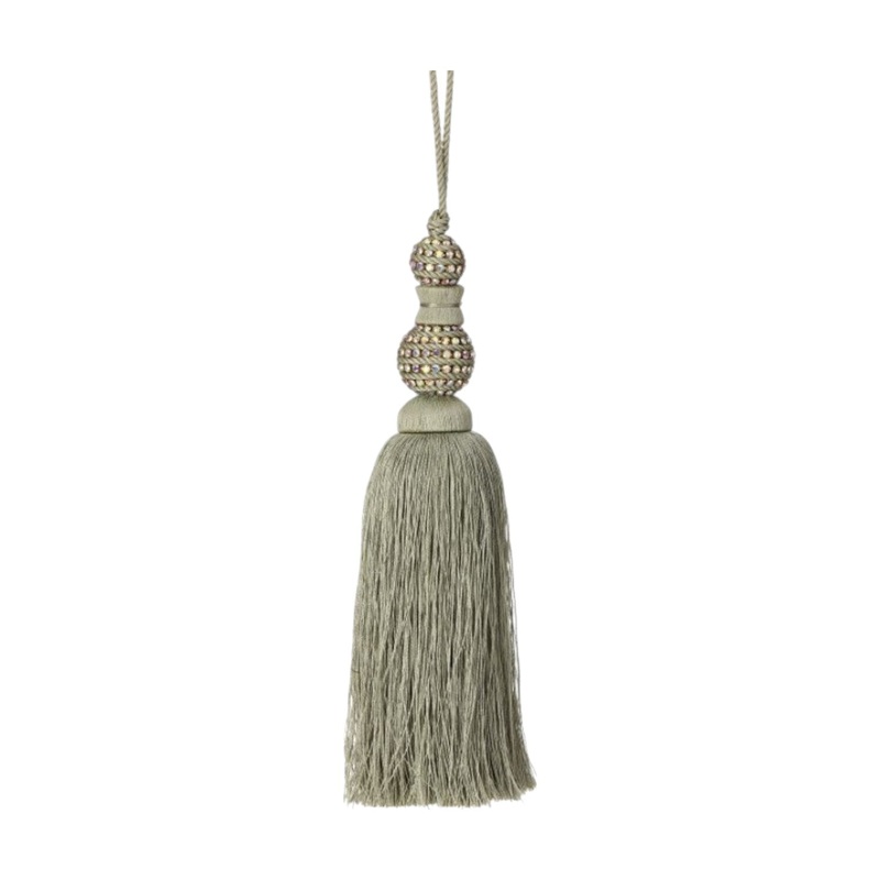 Pewter Jewel Tassel Ornament – 7