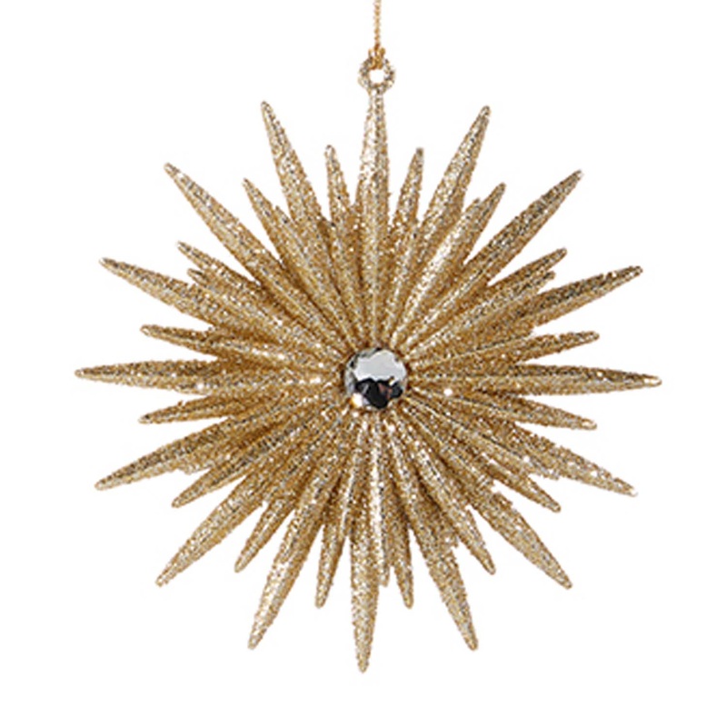 Champagne Starburst Orn 5