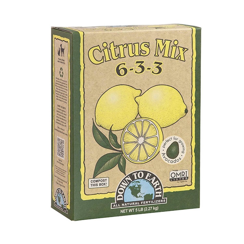 Down To Earth Organic Citrus Mix Fertilizer – 5lbs