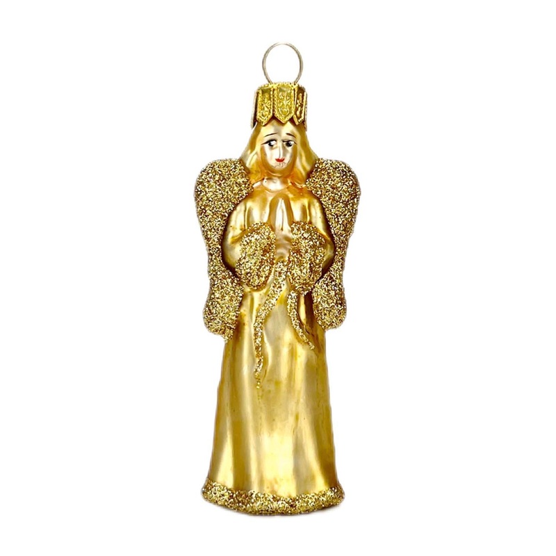 Mini Gold Angel Ornament – 2