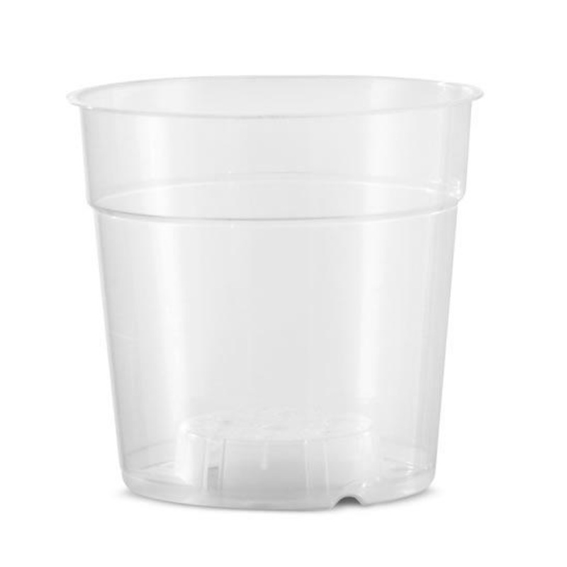 Clear Orchid Pots 17cm | Transparent Nursery Pot