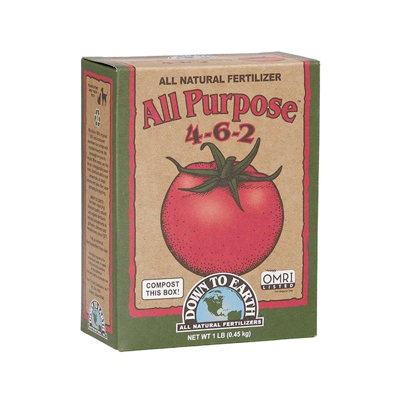 Down To Earth Organic All Purpose Fertilizer – 1lbs
