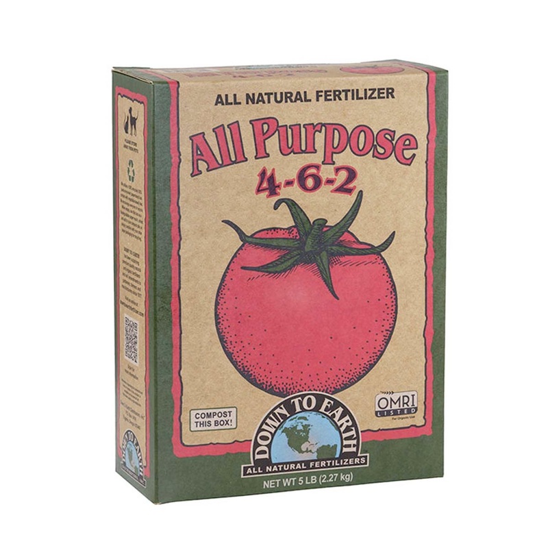 Down To Earth Organic All Purpose Fertilizer – 5lbs