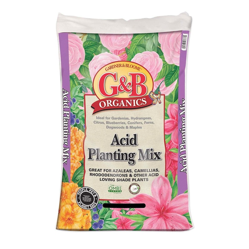 G&B Organic Acid Planting Mix – 8qt