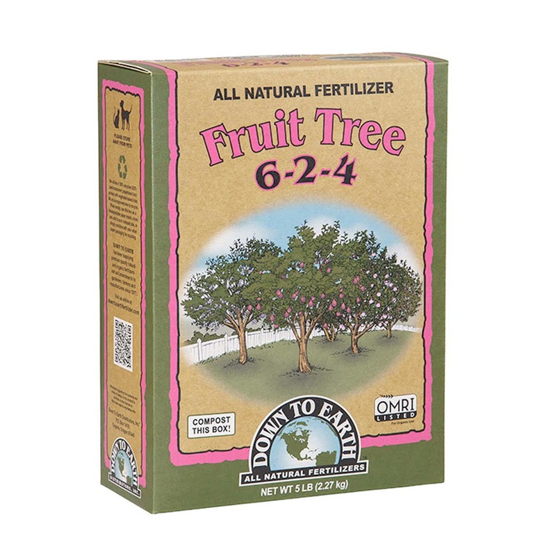 Down To Earth Organic Fruit Tree Fertilizer – 5lbs