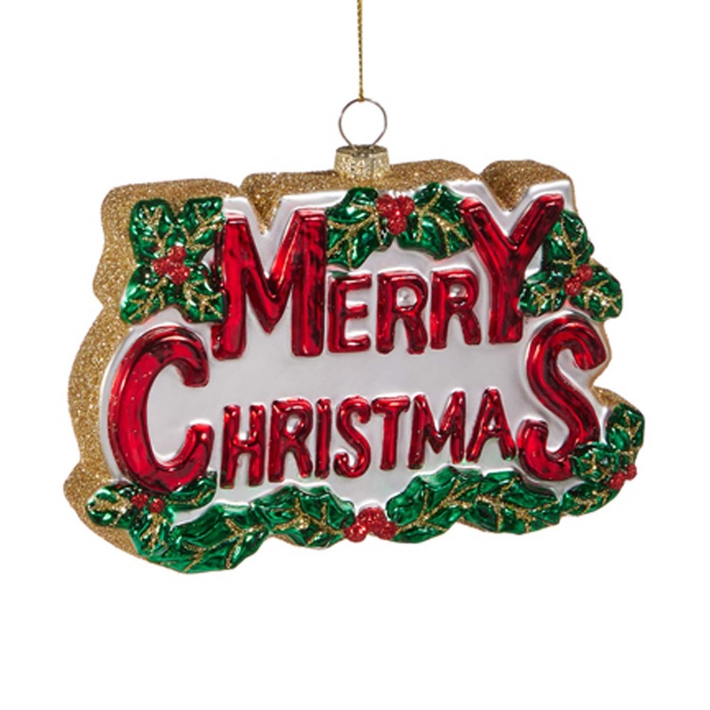 Merry Christmas Orn 5.5