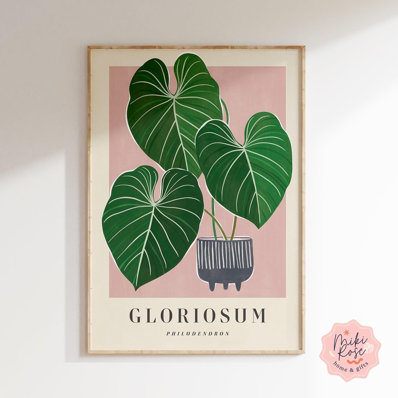 Philodendron Gloriosum Art Print