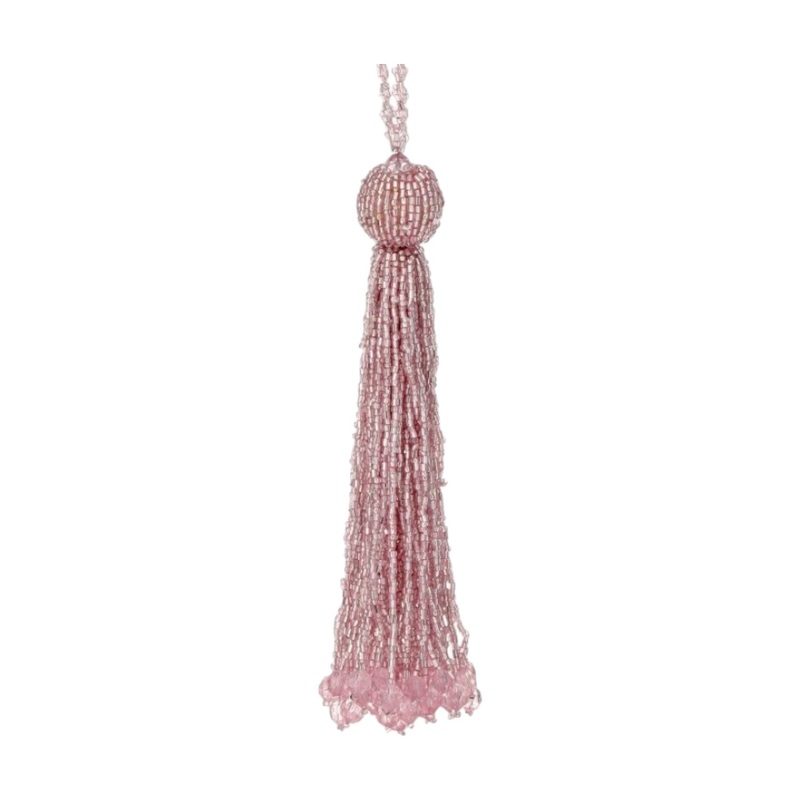Pnk Beaded Tassel Ornament – 8
