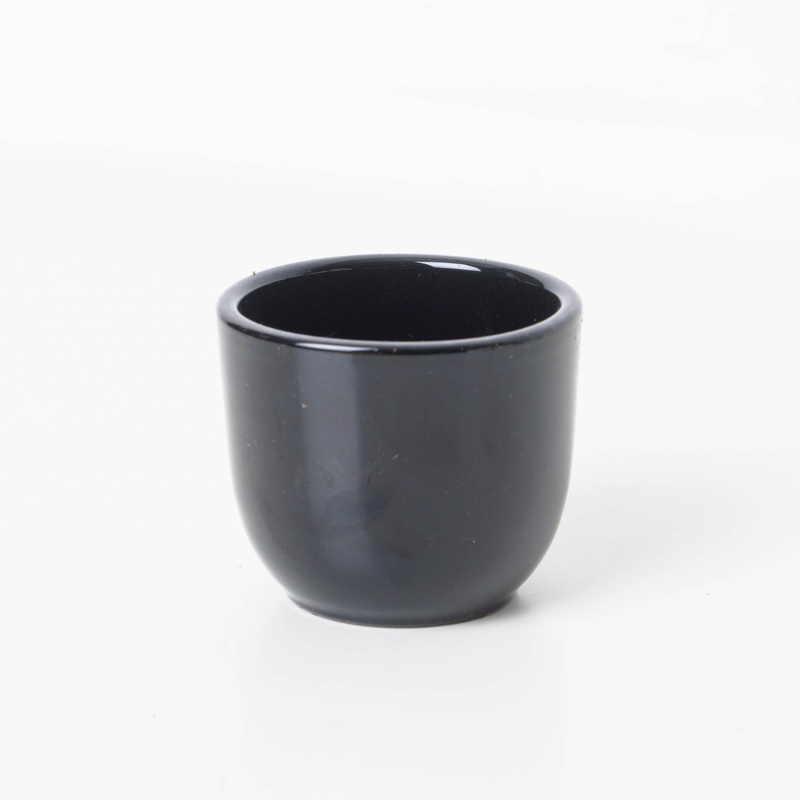 Tusca Black Ceramic Pot|7.5cm|10cm|Black Gloss|Black Matt