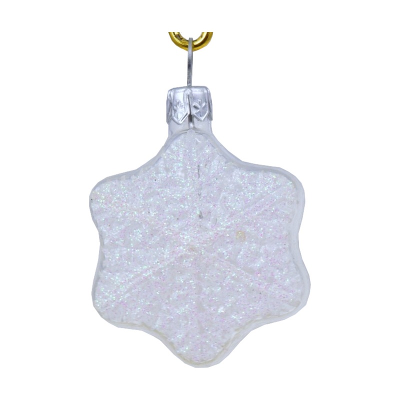 Mini Clear Snowflake Ornament – 2