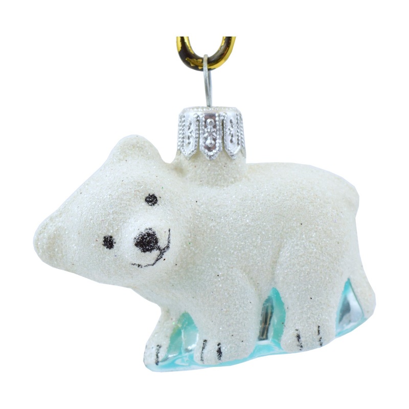 Mini Polar Bear Ornament – 2