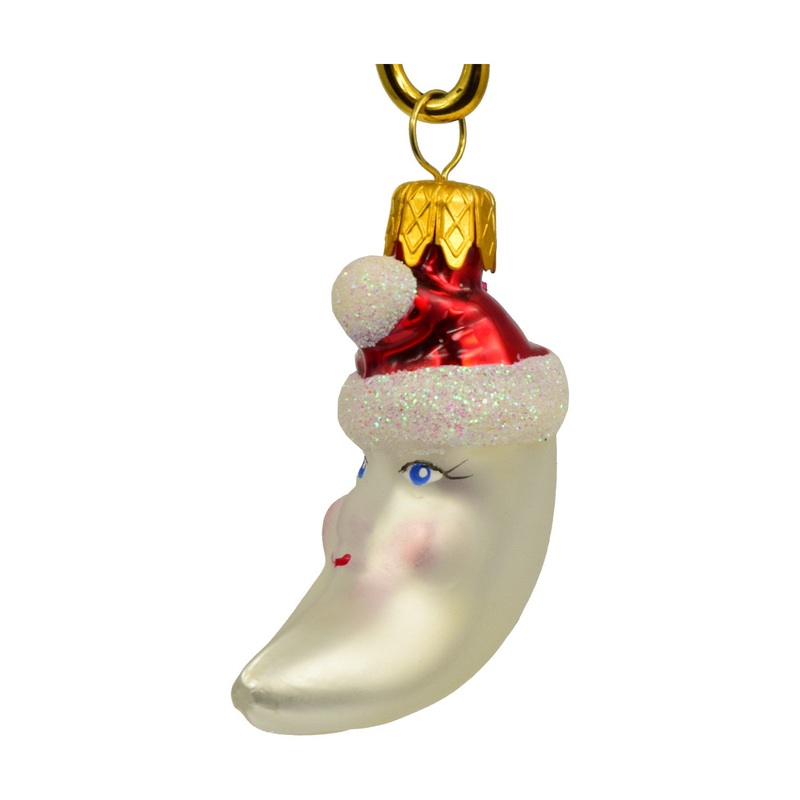 Mini Santa Moon Ornament – 2
