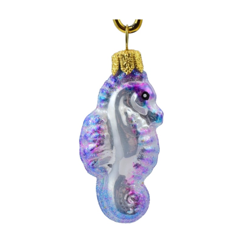 Mini Seahorse Blue Ornament – 2