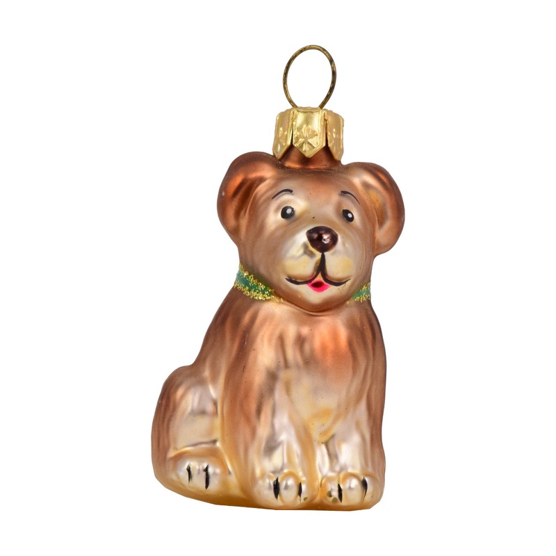 Mini Sitting Dog Ornament – 2