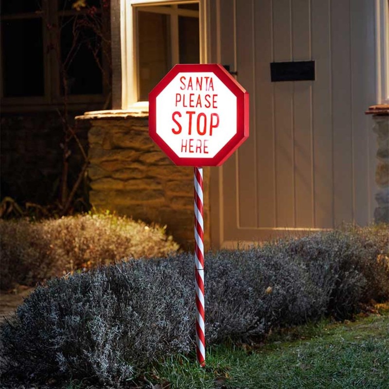 Santa Stop Here – Large