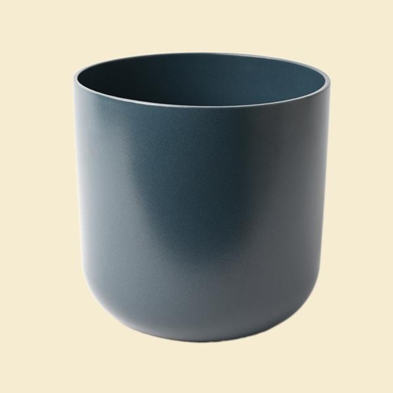 LISBON PLANTER NAVY H18.5CM D18.5CM
