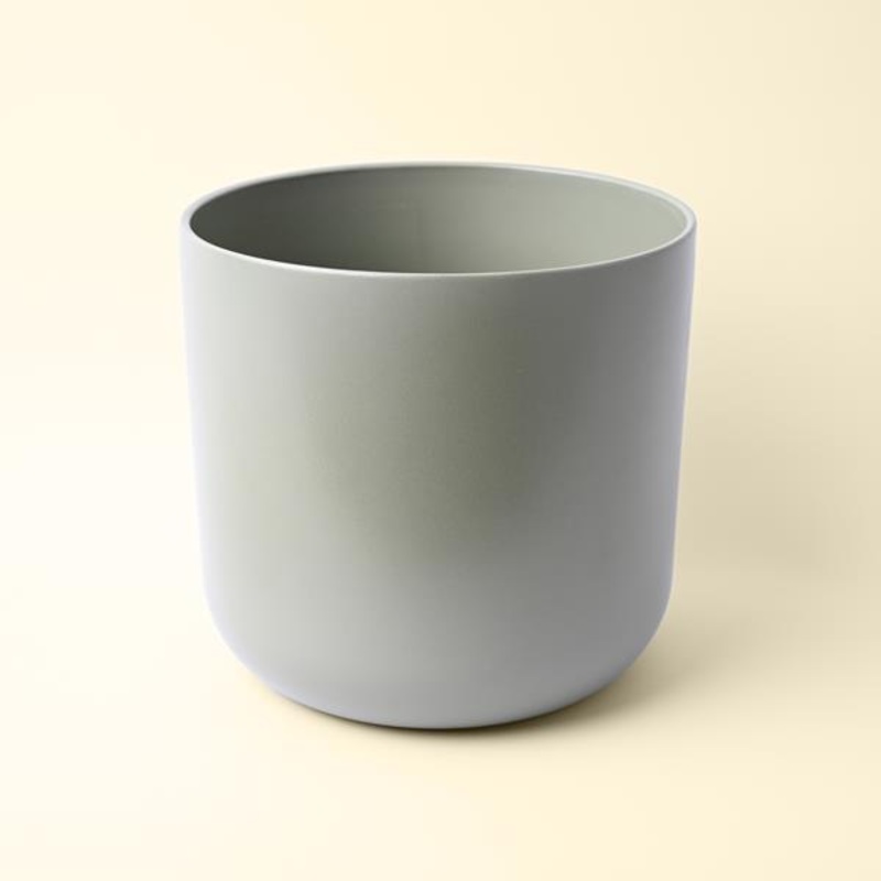 LISBON PLANTER SAGE H13.5CM D13.5CM
