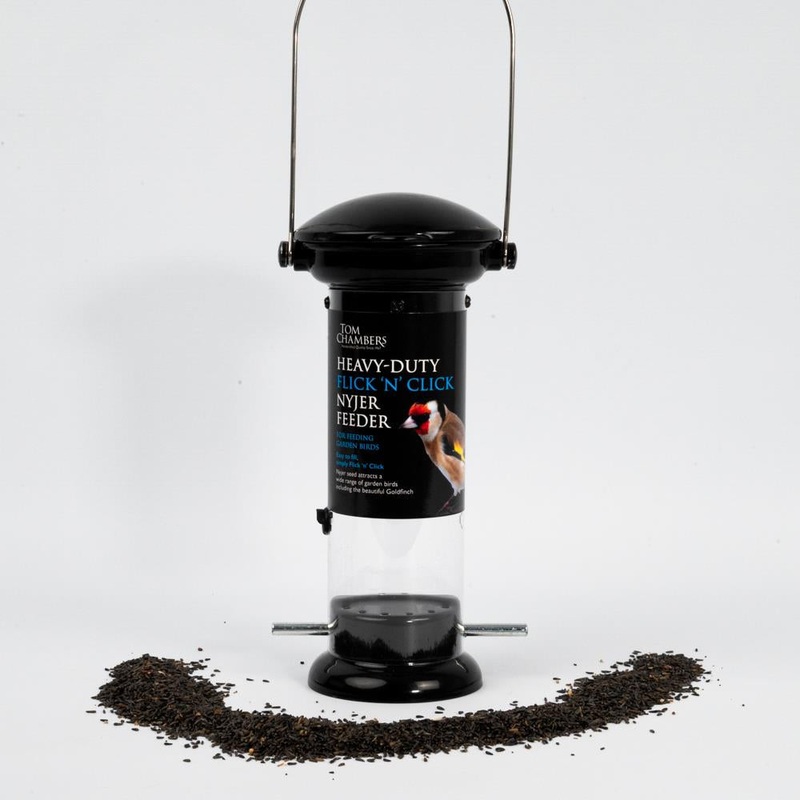 Heavy Duty Flick ‘N’ Click Nyjer Feeder