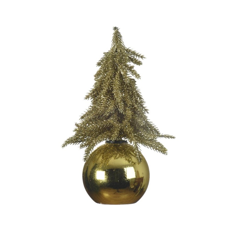 Bauble Mini Tree Glitter With Bauble