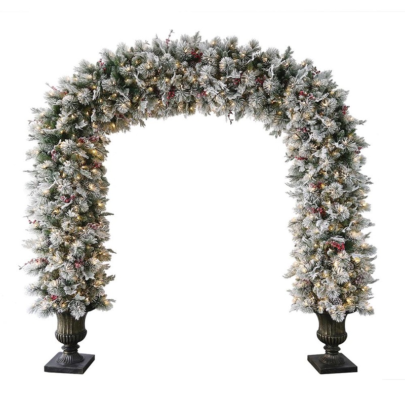 Snowy Bedford Pine 8.5ft Archway 900 LED