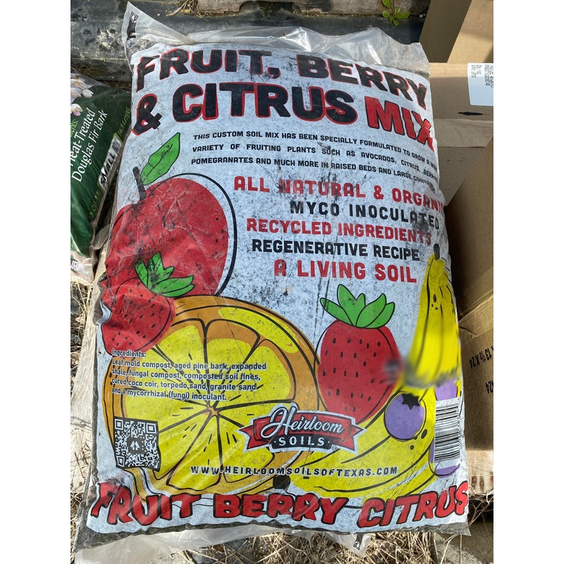 Heirloom Soils of Texas Fruit, Berry, & Citrus Mix