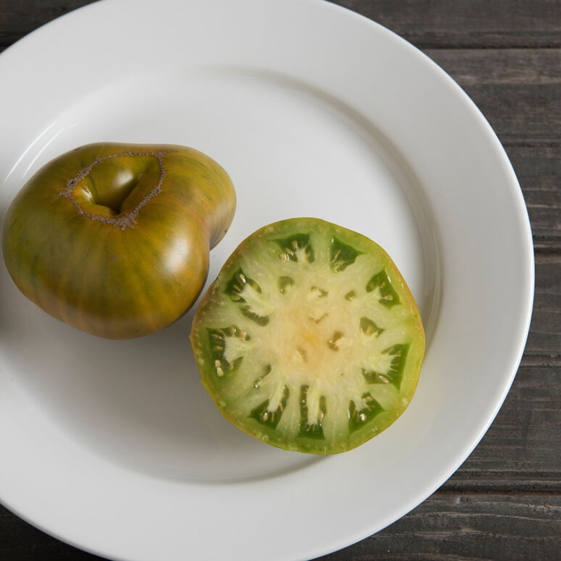 TOMATO ‘Cherokee Green’|4″ square pot