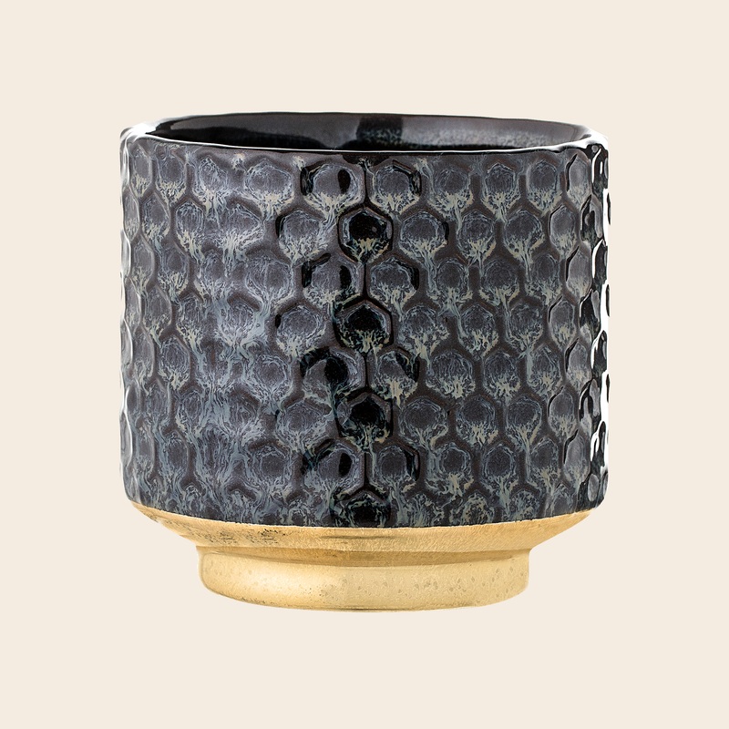 Earl Blue Ceramic Pot|10cm
