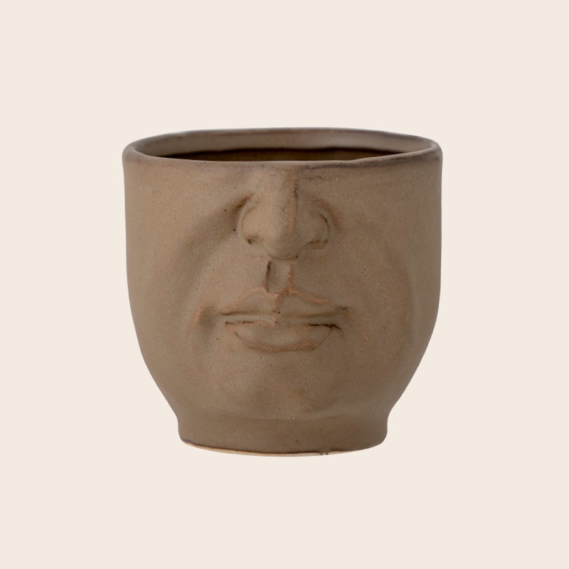 Hilig Brown Stoneware Pot|10cm