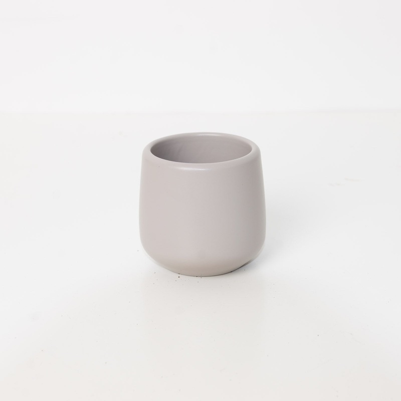 Mica Amber Pot – Greige|7cm|Greige